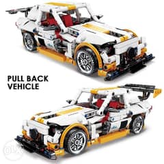 498Pcs Challenger Super Racing Car Building Blocks - Not LEGO 0