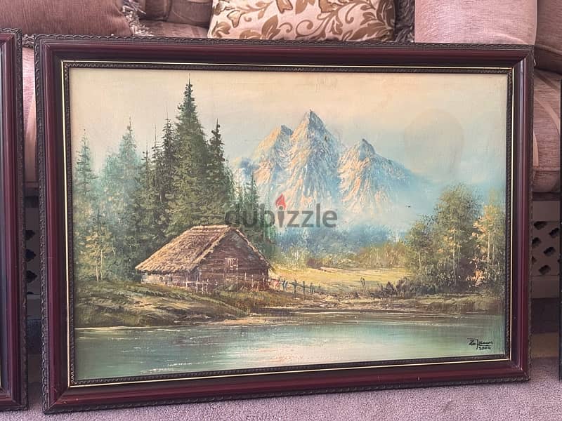 Hand-Painted Landscapes for Home Décor – Set of 3 2