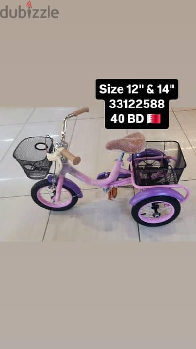 tricycle & bicycle