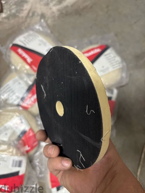 Makita Buffing Wool Pad & Backing Pad 3