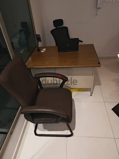 excellent condition office furniture, tables and chairs