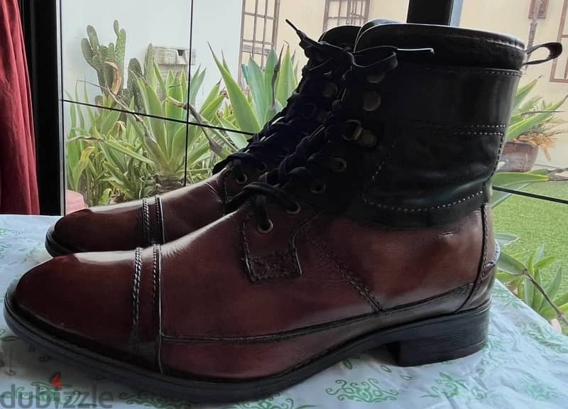 Zara leather boots 5