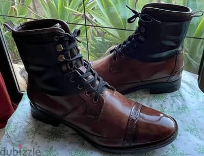 Zara leather boots