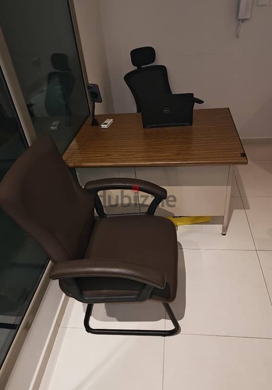 desk table and chairs  and sofa clearance price excellent condition 4
