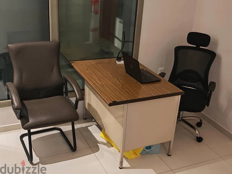 desk table and chairs  and sofa clearance price excellent condition 8