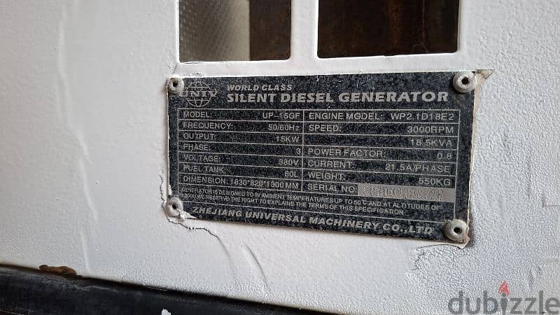 Phree phase generatore 18.5 kva 4
