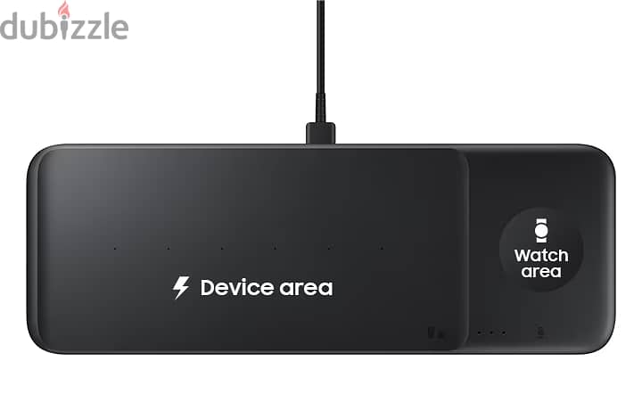Used Samsung Wireless Charger Pad Trio - Black 3