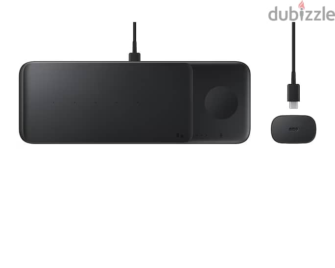 Used Samsung Wireless Charger Pad Trio - Black 5