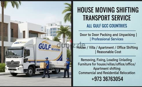 Bahrain mover packer flat villa office store shop apartment 36763054