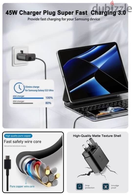 Samsung Fast Charge Original with USB-C cable 4