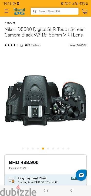 nikon d5500 in brand new condition
