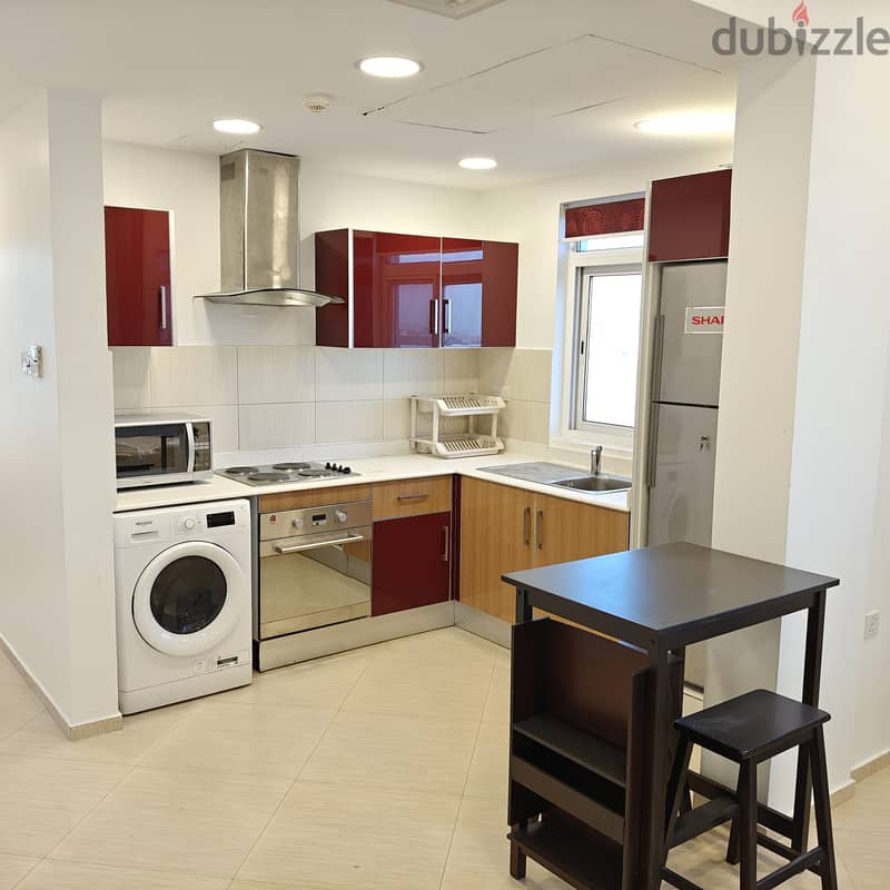 Mob. 33180618 Fabulous & Spacious two BHK flat in Janabiyah 2