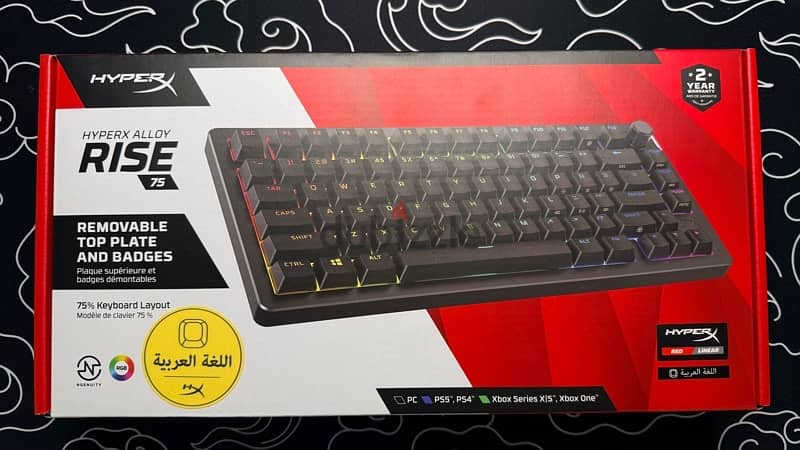 HyperX Alloy Rise 75 Mechanical Gaming Keyboard-كيبورد ميكانيكي 5