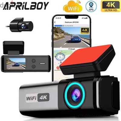 ⁨	Aprilboy 4K WIFI Dash Cam