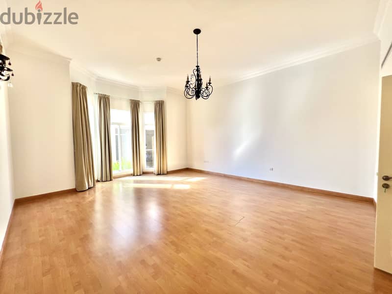 4BR Villa | Saar | Semi-Furnished | Private Garden | Compound 6