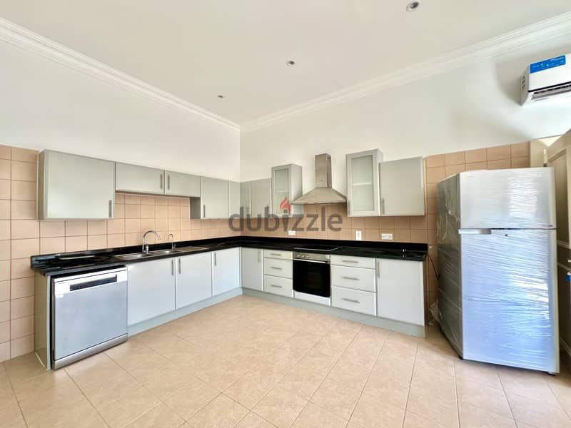 4BR Villa | Saar | Semi-Furnished | Private Garden | Compound 5