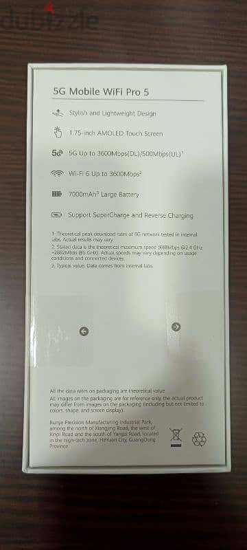 Brand new Huawei 5G pro5 mifi for STC/All Networks Wifi⁶& 3600mbps 1