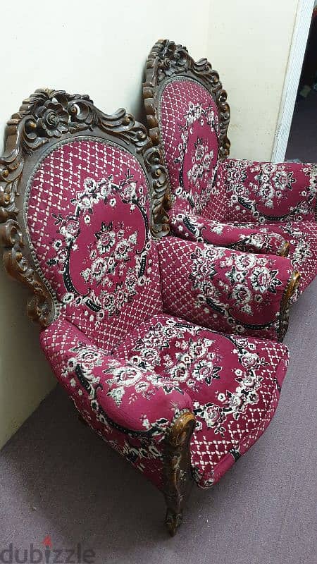 3 red chair 3
