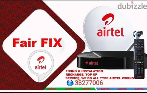 Airtel dish service and fixing