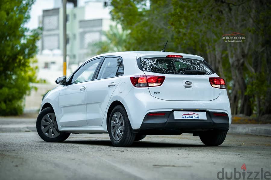 Kia Rio Hatchback 2020 White | Full Insurance | BD 3,450 Neg. 5