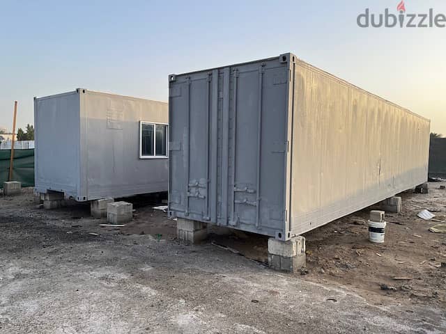 20 feet /  40 feet  Container (Office and storage purpose). 2