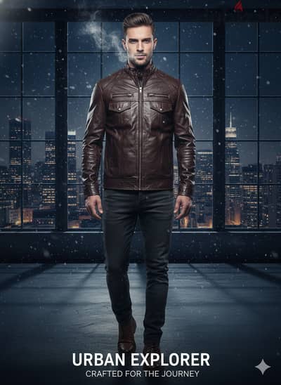 New  WINTER collection Sale leather jacket