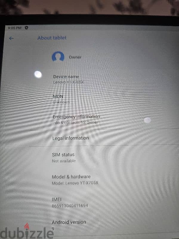 lenovo tab 4gb 128gb new 130bd used 50bd 3