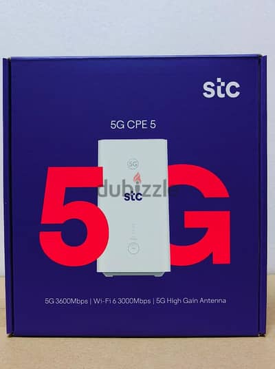 Brand new STC 5G CPE 5 wifi⁶ 3600mbps maximum speed