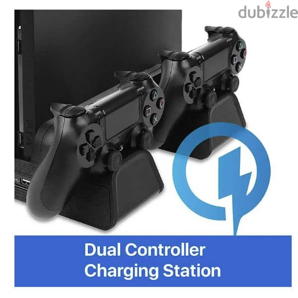 Stand Fan For Support Sony Play Station PS4 Pro Slim Console 6