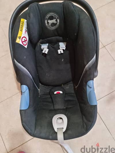 car seat + cot