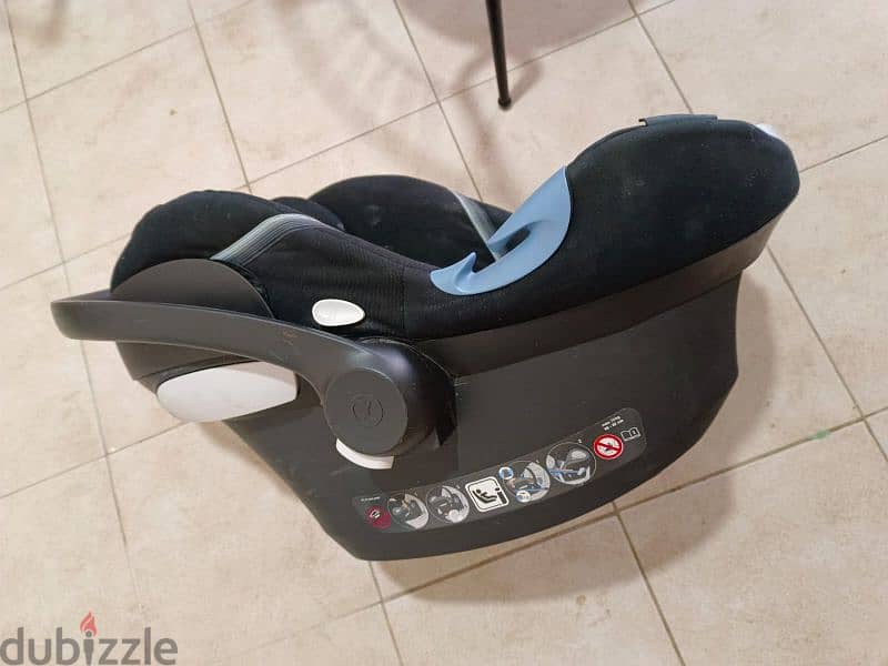 car seat + cot 1