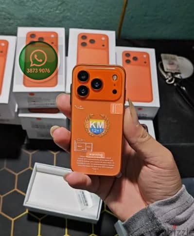 Mini Iphone 17 pro max  RAM 8GB Storage 512 GG with Brand Logo