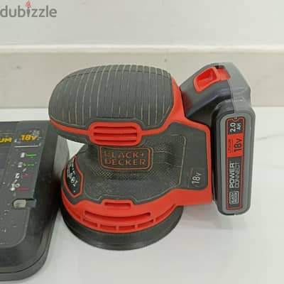 Orbital sander Cordless Black Decker جهاز سنفرة لاسلكي