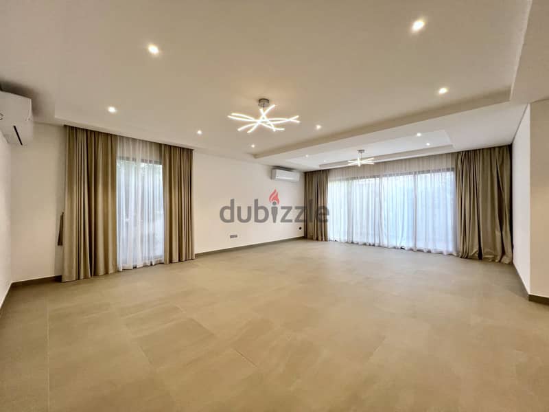 4BR Compound Villa | Saar | Semi-Furnished | Garden | Maid Room 1