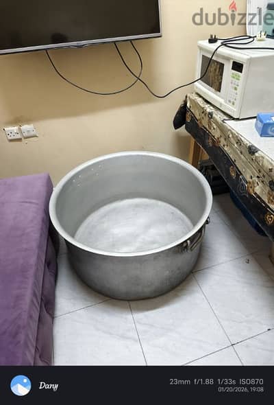 Large vessels for cooking