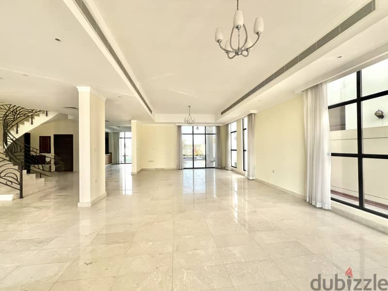 4BR Villa | Al Jasra, Near BSB | Semi-Furnished | Private Pool 1