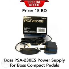 Boss PSA-230ES Power Supply for Boss Compact Pedals 0