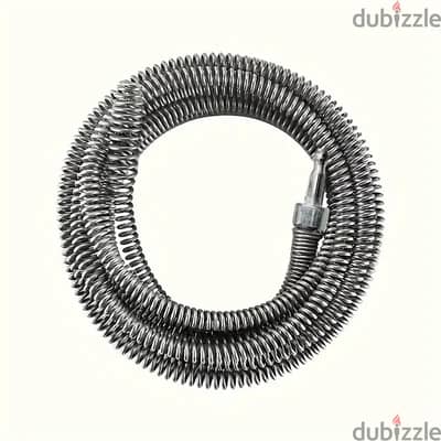 Carbon Steel Drain Auger, Durable Spring for Sewer, Toilet, and Floor