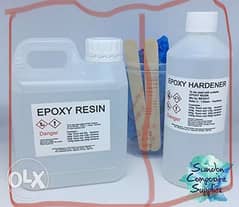 Epoxy Clear Resin With Hardener Available in Stock 0