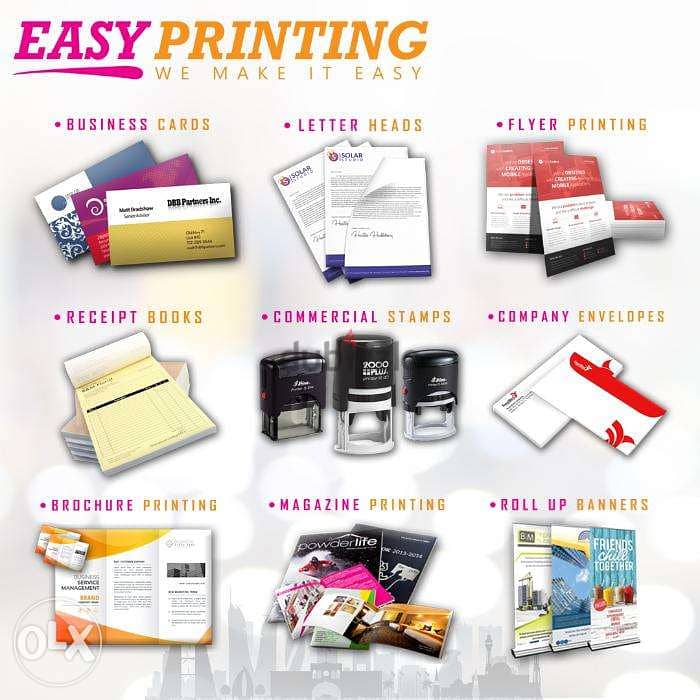 Easy Printing Bahrain - An Online Printing Service Company. 0
