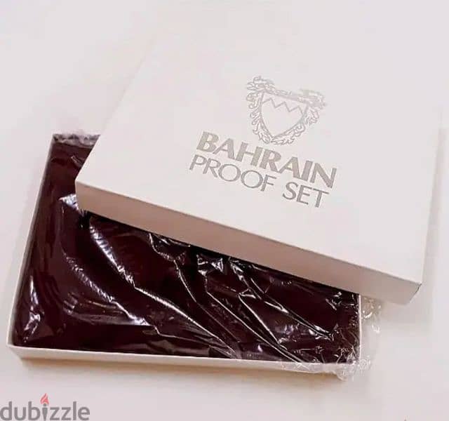 Bahrain coins 1983 silver proof set for sell 5