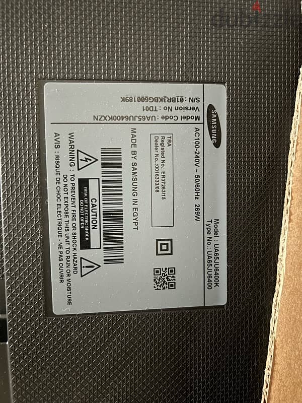 Samsung 65” Smart TV 3