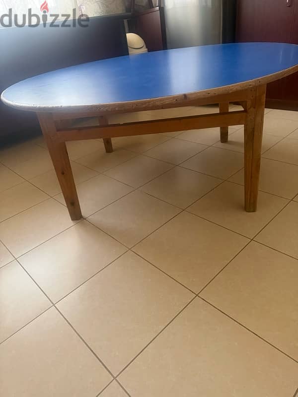 Round Solid Wooden Table with 4 chairs 2