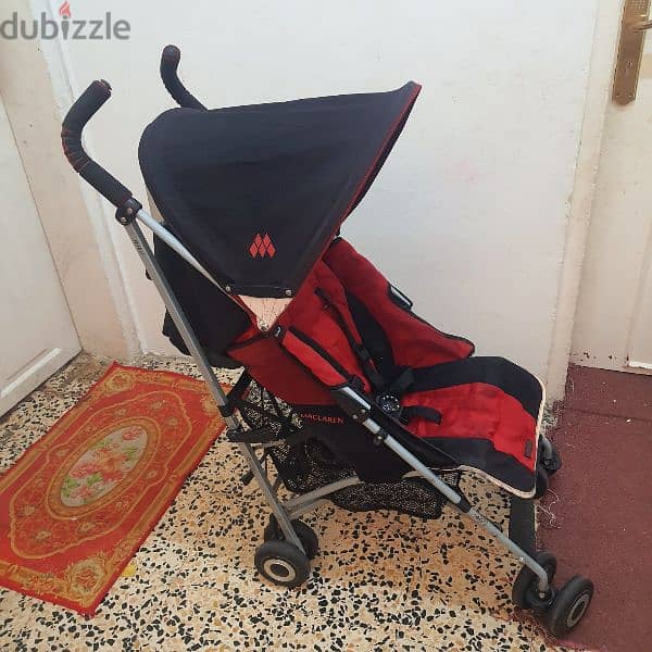 Call (36216143) MCLAREN ENGLAND Baby Stroller for sale in Perfect cond 1