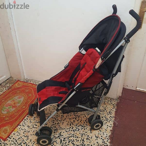 Call (36216143) MCLAREN ENGLAND Baby Stroller for sale in Perfect cond 3