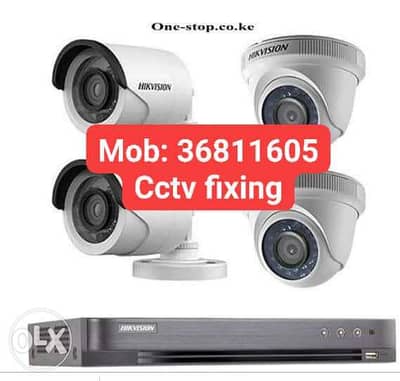 4 camera package with fixing 80 bhd only