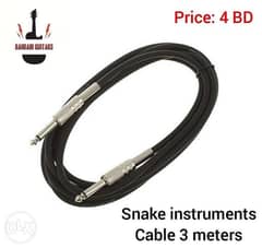 New 3 meters snake instruments cable available in stock. 0