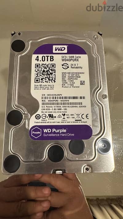 4 TB hard disk