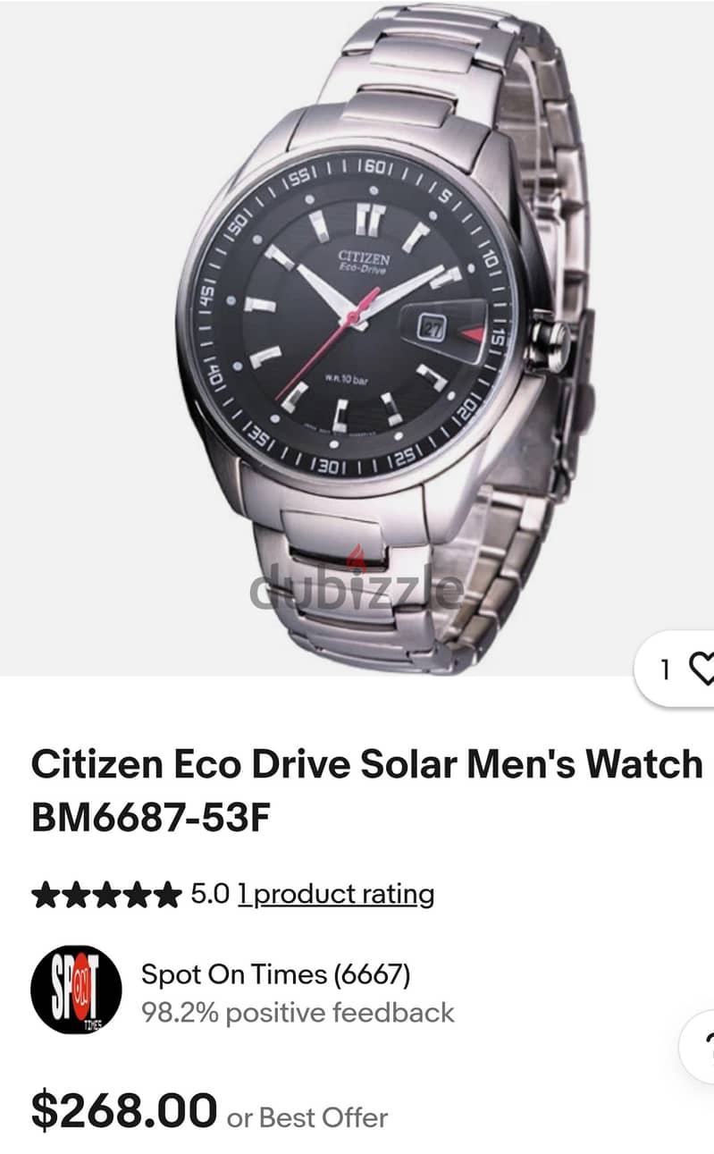 citizen eco drive  watch used in very good condition 5