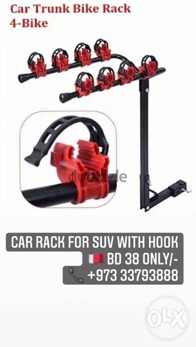 Car racks  for 2 3 and 4 bikes - brand new box pieces bicycle car rack 1
